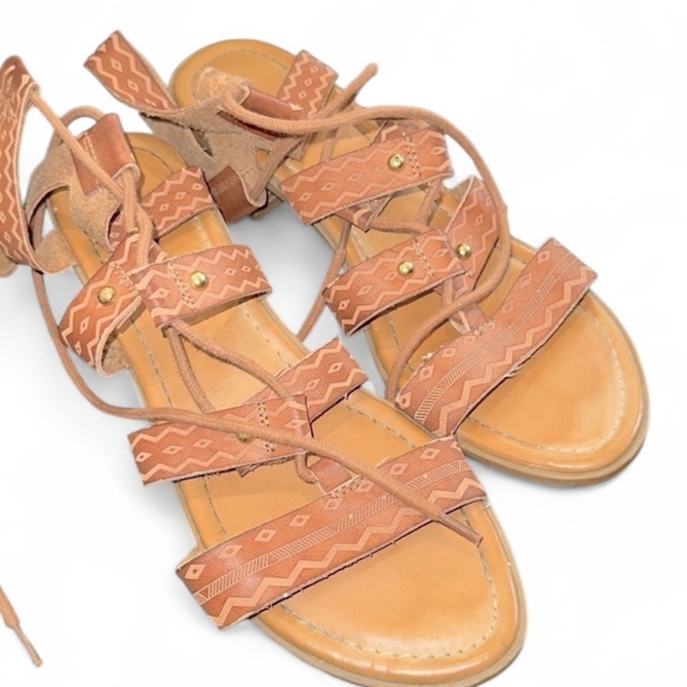 Stylish Tan Sandals for Women size 8